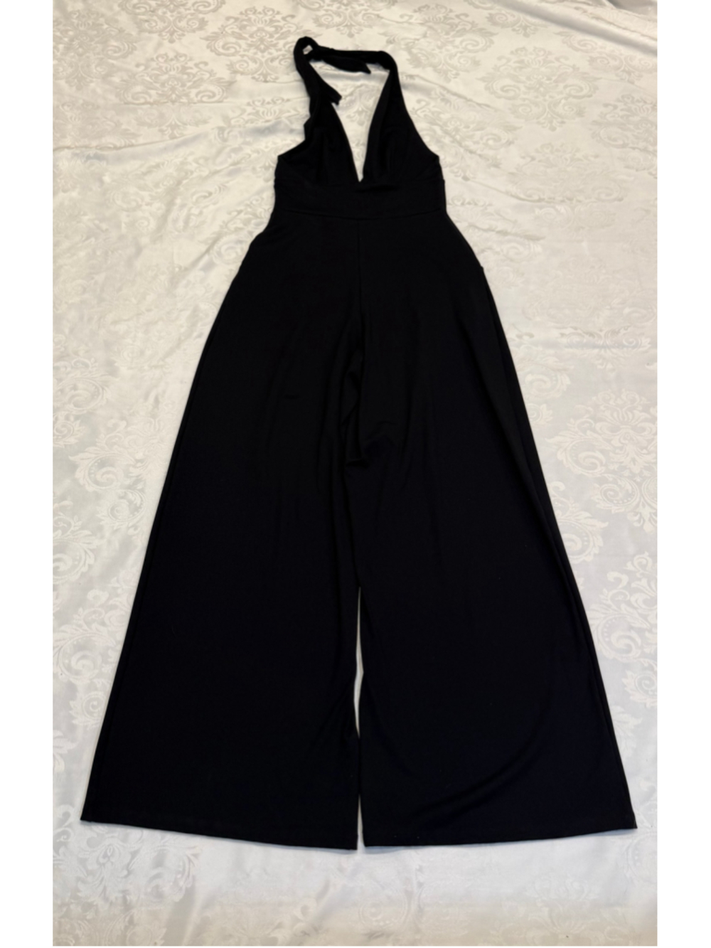 Susana Monaco Black Spandex Jumpsuit NWOT Size S - Picture 5 of 6